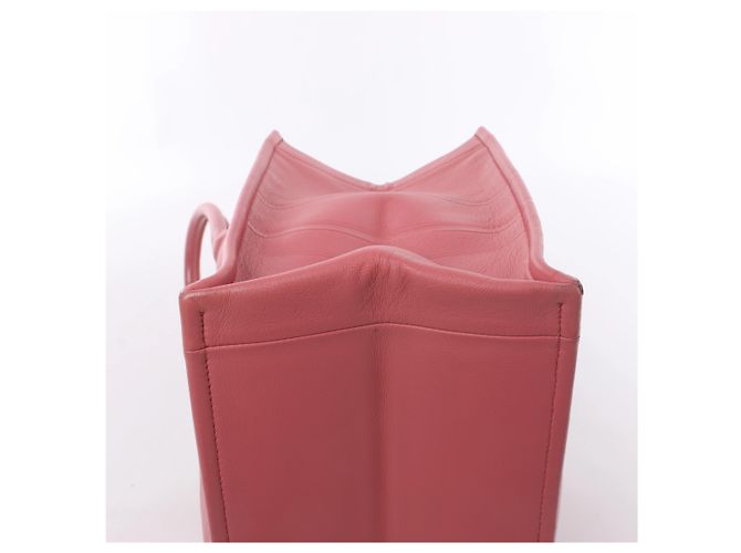 Borsa a tracolla Christian Dior Book Tote Medium in pelle rosa - vista 8