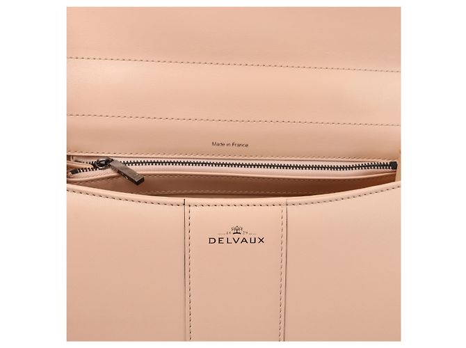 Borsa 2Way Delvaux Brillant MM in pelle Rosa - vista 12
