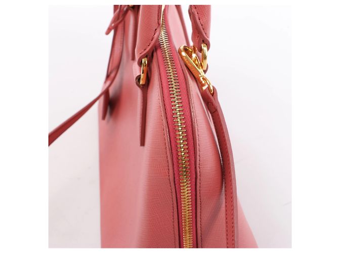 Prada Promenade Saffiano Lux Leather 2Way Handbag in Pink BL0837 - vista 5