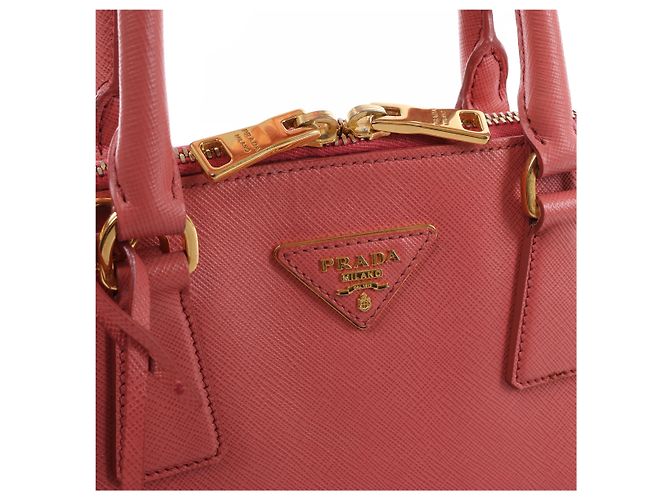 Prada Promenade Saffiano Lux Leather 2Way Handbag in Pink BL0837 - vista 6
