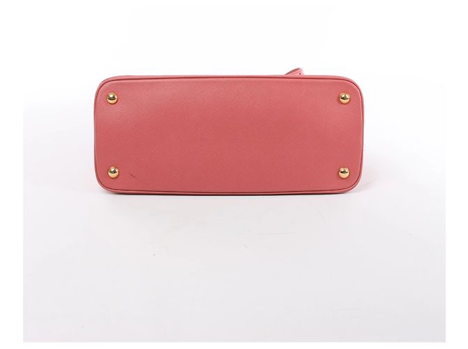 Prada Promenade Saffiano Lux Leather 2Way Handbag in Pink BL0837 - vista 8