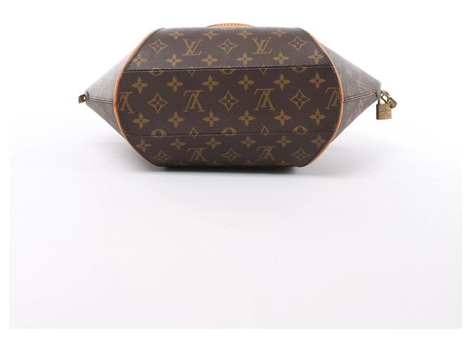 Borsa a mano Louis Vuitton Ellipse MM Monogram in marrone M51126 - vista 11