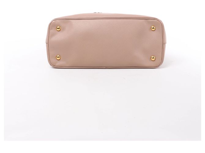 Borsa 2Way Prada Galleria in pelle Saffiano Beige - vista 7