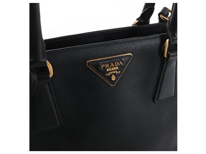 Borsa 2Way Prada Galleria in pelle Saffiano Nero - vista 10