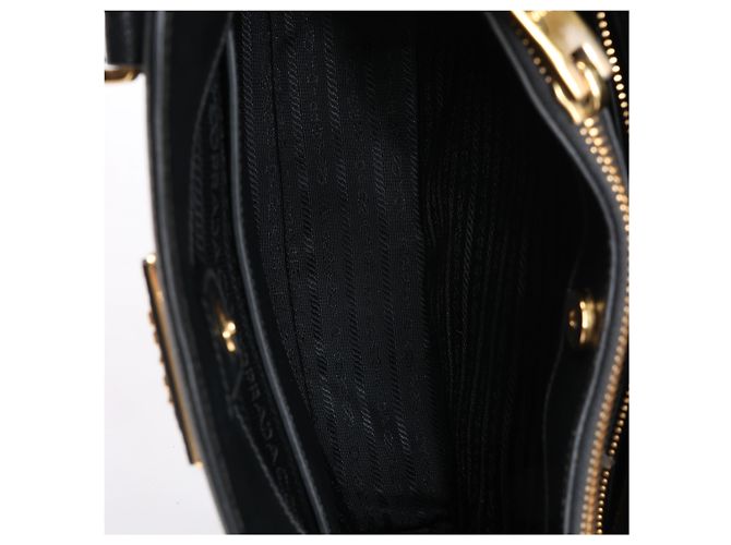 Borsa 2Way Prada Galleria in pelle Saffiano Nero - vista 11