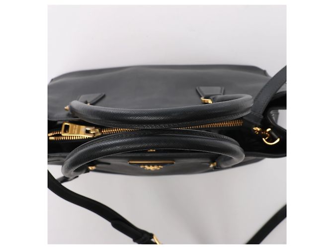 Borsa 2Way Prada Galleria in pelle Saffiano Nero - vista 6
