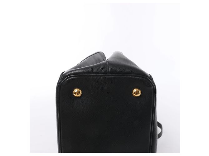 Borsa 2Way Prada Galleria in pelle Saffiano Nero - vista 8