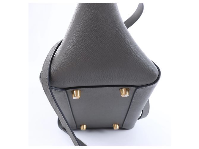 Céline Celine Belt Bag Mini Leather 2 Way Handbag in Gray - vista 8