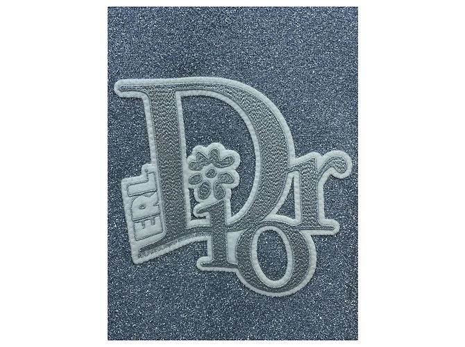 Dior Strickjacke Grau mit Silberglitzer - Ansicht 3