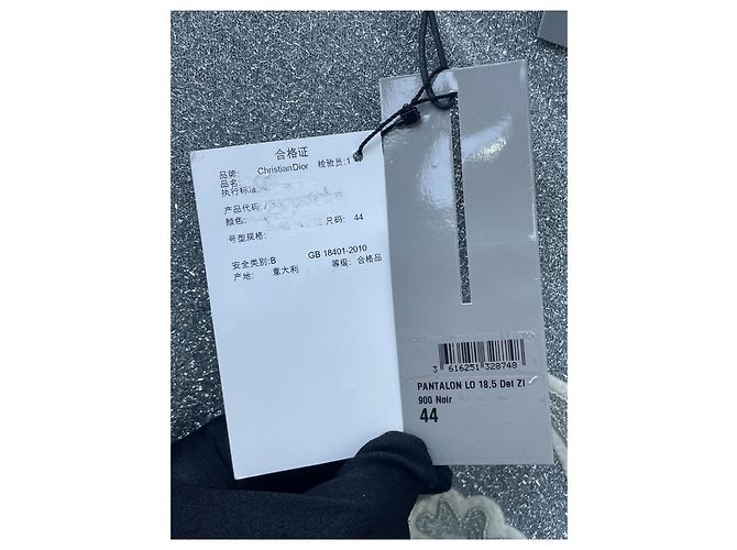 Dior Strickjacke Grau mit Silberglitzer - Ansicht 5