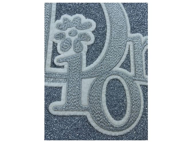 Dior Strickjacke Grau mit Silberglitzer - Ansicht 6
