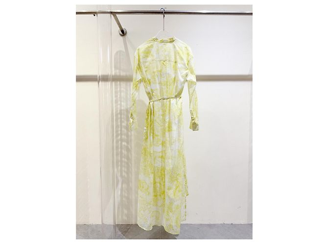 Vestido Dior Amarillo de Algodón - vista 4