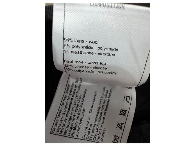 Chanel Kleid aus Wolle Größe 34 - Ansicht 7