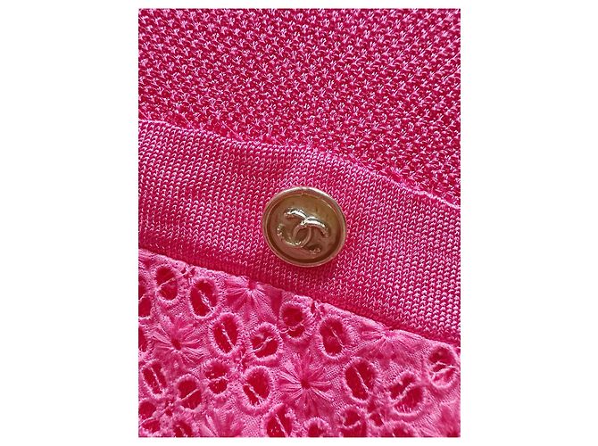 Chanel Kleid Rosa aus Viskose Größe 34 - Ansicht 2