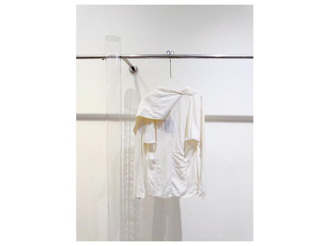 Top de seda Louis Vuitton Blanco - vista 5