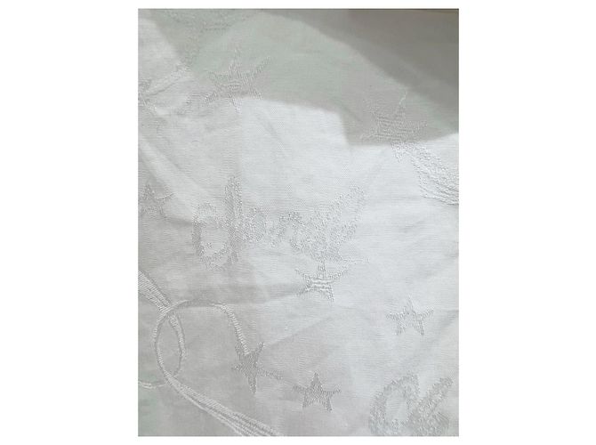 Top Chanel Blanco de Algodón con Estampado de Estrellas - vista 5