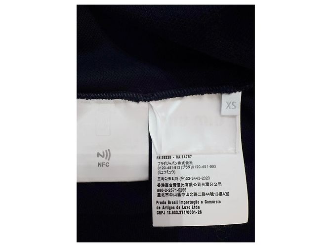 Polo Miu Miu de algodón azul marino - vista 5