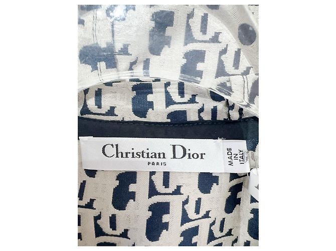 Dior Kleid mit All-over-Logo aus Polyester Größe 36 - Ansicht 6