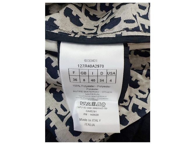 Dior Kleid mit All-over-Logo aus Polyester Größe 36 - Ansicht 7