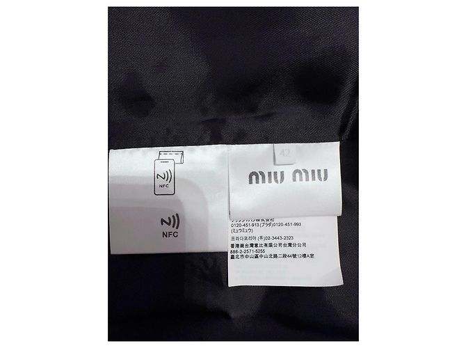 Miu Miu Navy Wool Jacket - view 5
