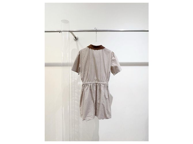 Miu Miu Kleid mit Karomuster aus Baumwolle - Ansicht 4