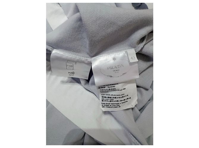 Vestido Polo Prada de Algodón Gris - vista 5