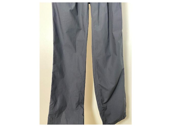 Pantalones Alexander Wang Navy de algodón con logo - vista 7
