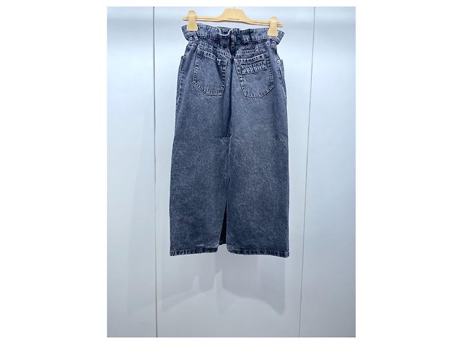 Falda de denim azul Miu Miu - vista 2