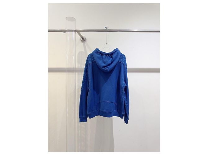 Sudadera con capucha Louis Vuitton azul de algodón - vista 4