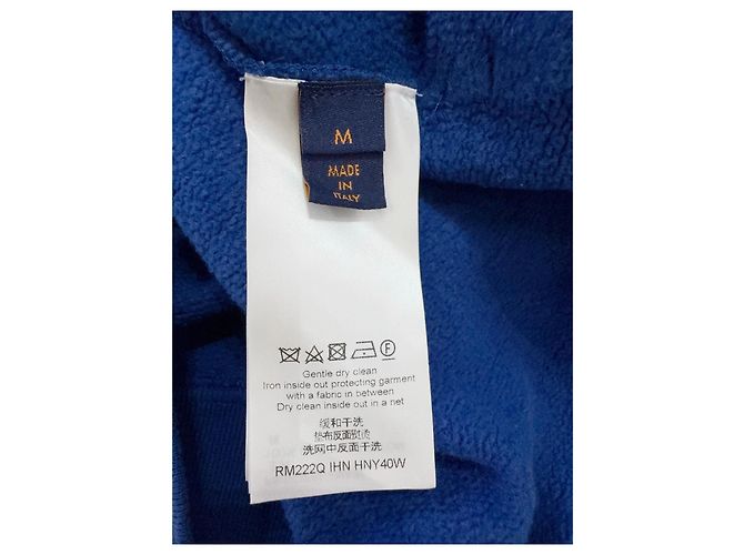 Sudadera con capucha Louis Vuitton azul de algodón - vista 5