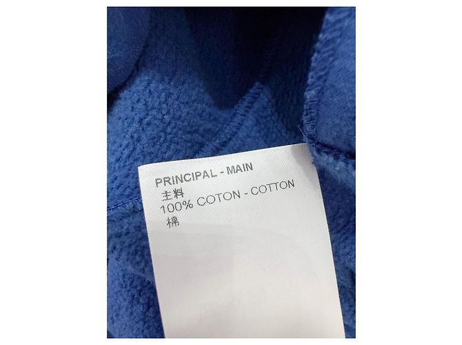 Sudadera con capucha Louis Vuitton azul de algodón - vista 6