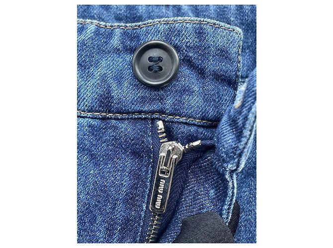 Vaqueros Miu Miu de denim azul - vista 7