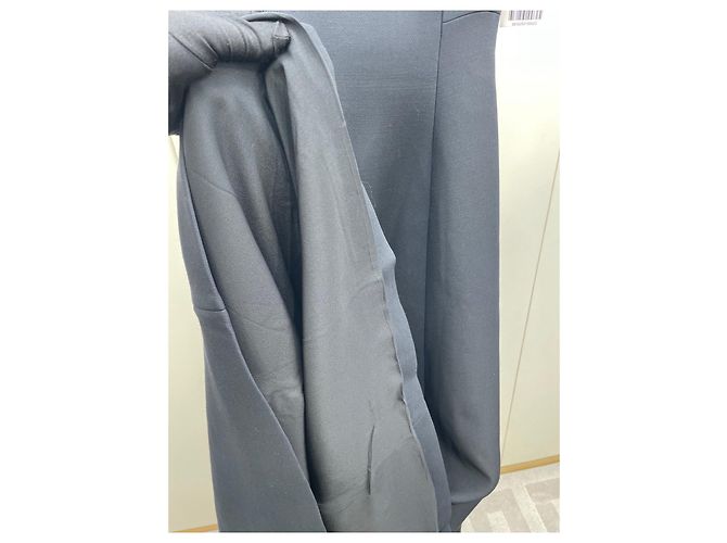 Dior Abendkleid aus schwarzer Wolle mit Trägern - Ansicht 4