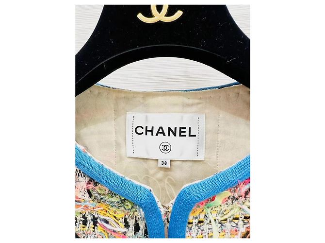 Giacca Chanel Data Center Runway in Tweed Multicolor - vista 3