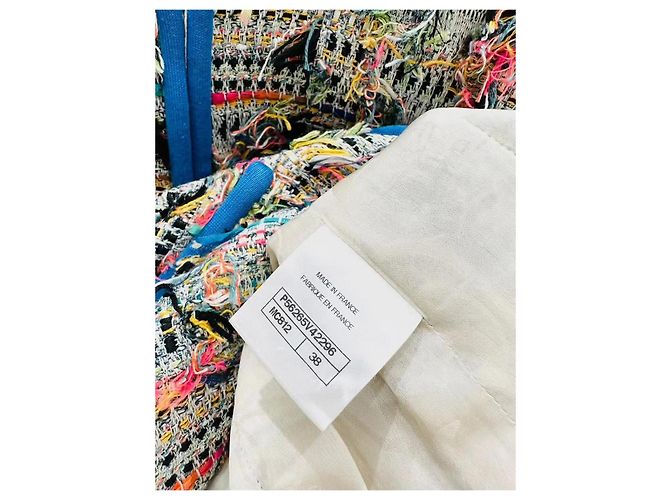 Giacca Chanel Data Center Runway in Tweed Multicolor - vista 6