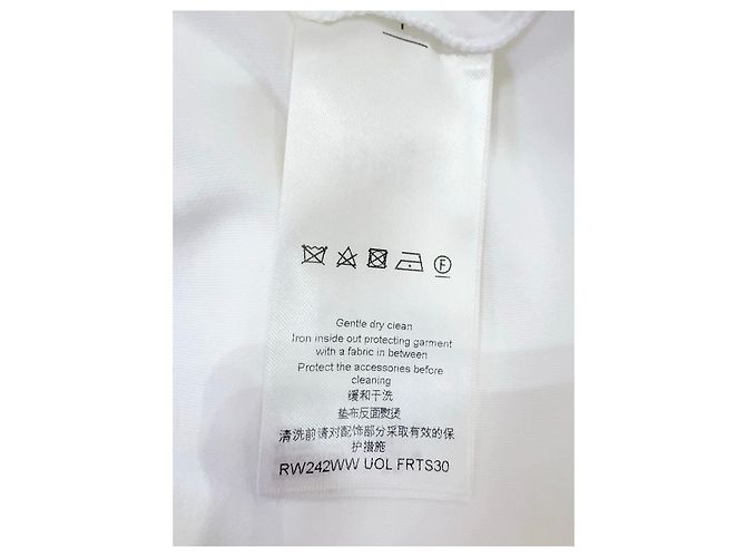 Top Louis Vuitton Blanco de Algodón con Nudo Frontal - vista 5