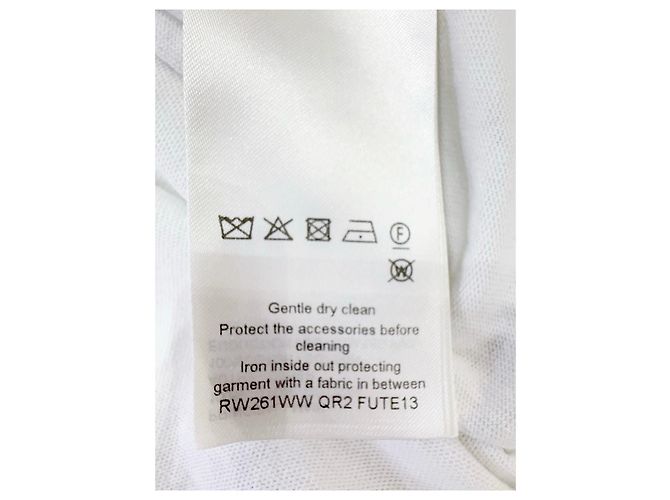 Top Louis Vuitton Blanco de Algodón con Estampado Retrato de Bolso - vista 5