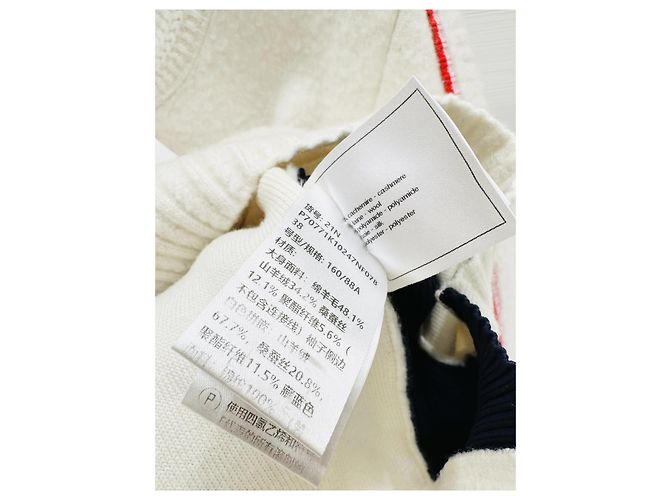 Chanel Coco Neige Bestickter Color-Block Kaschmir Pullover - Ansicht 6