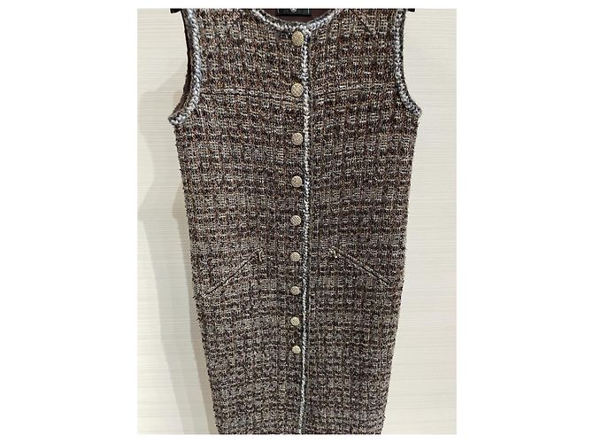 Chaleco Largo de Tweed Chanel - vista 2