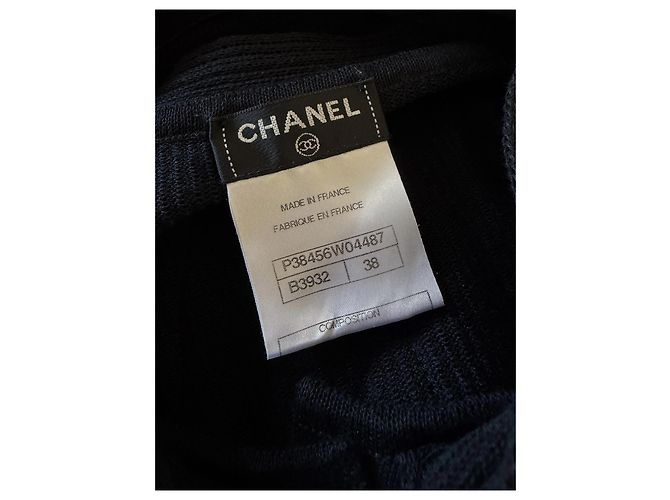 Vestido Chanel de seda negro con mangas abullonadas - vista 3