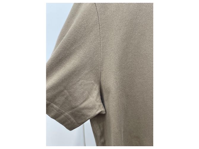 T-shirt Dior Khaki in cotone ricamato M - vista 5