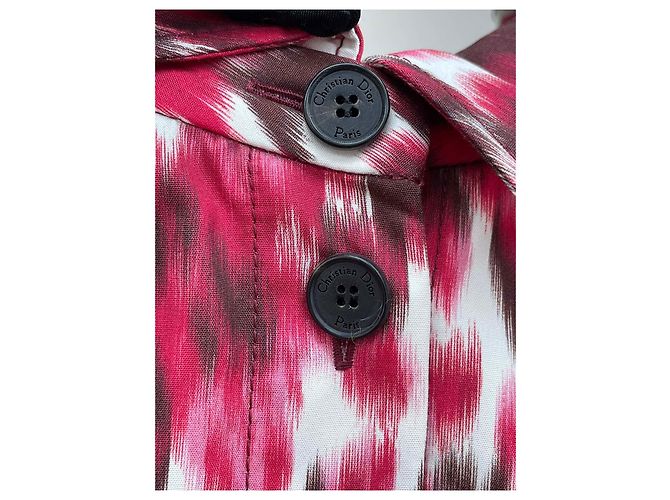 Vestido Dior de algodón con estampado floral - vista 4