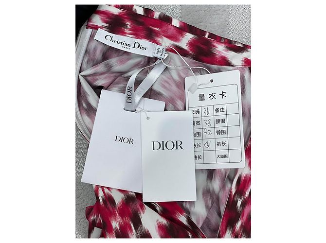 Vestido Dior de algodón con estampado floral - vista 5
