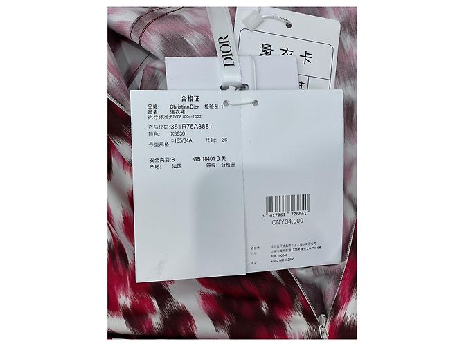 Vestido Dior de algodón con estampado floral - vista 6