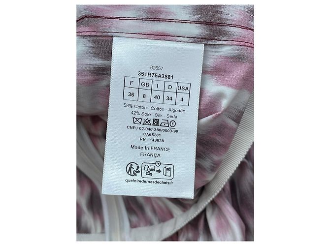 Vestido Dior de algodón con estampado floral - vista 7