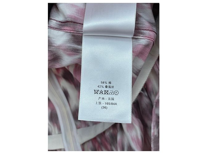 Vestido Dior de algodón con estampado floral - vista 8