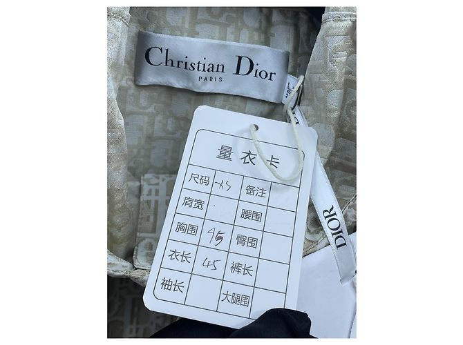 Chaleco con capucha Dior de poliéster estampado diagonal XS - vista 7