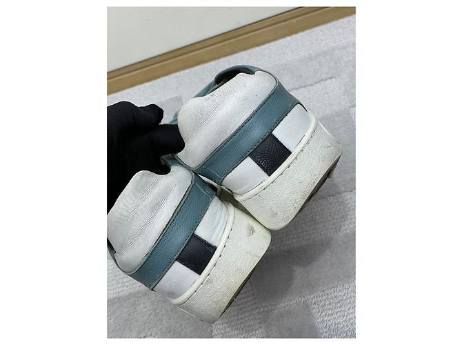 Baskets color-block en cuir Hermès - vue 3