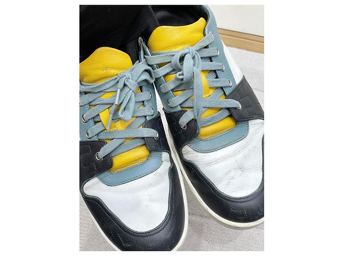 Baskets color-block en cuir Hermès - vue 5