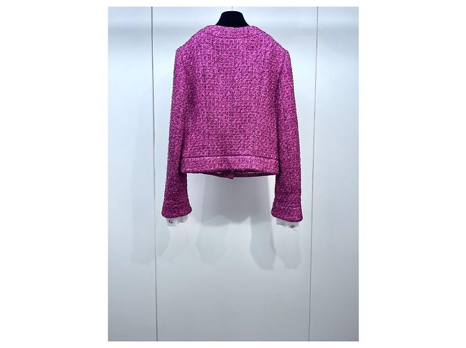 Chanel Tweed Jacke Größe 34 - Ansicht 2
